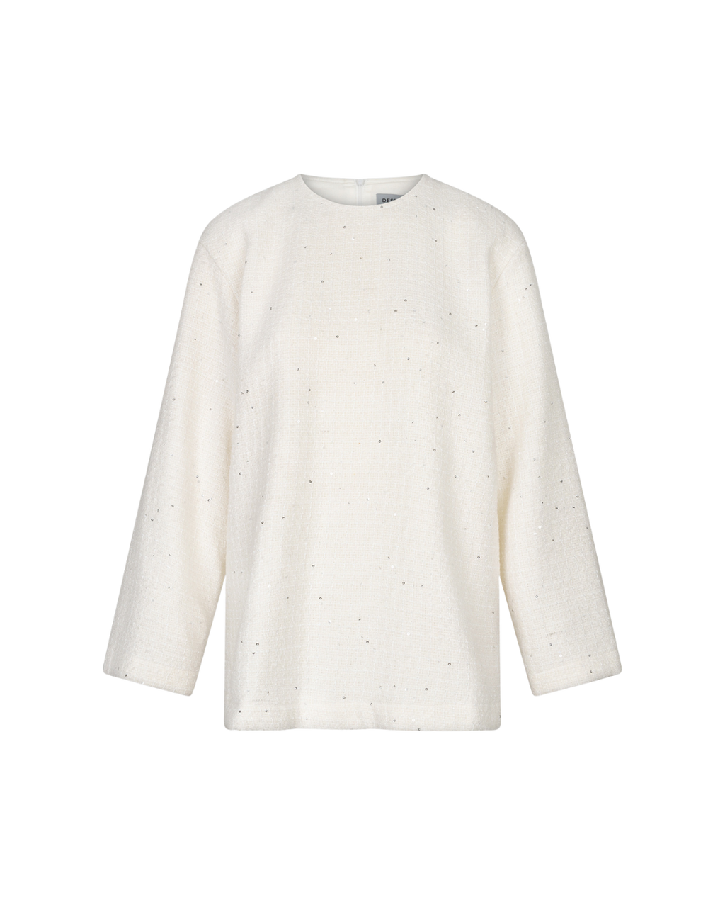 Signature Tweed Blouse - Ivory