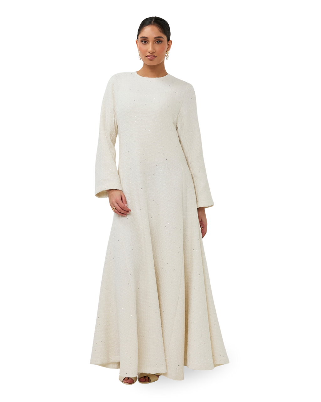 Signature Tweed Dress - Ivory