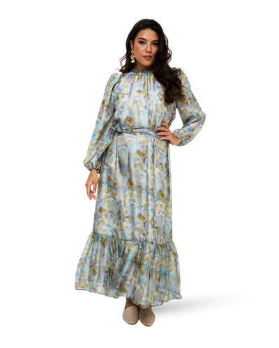 Silky Flower Dress - Sun flower