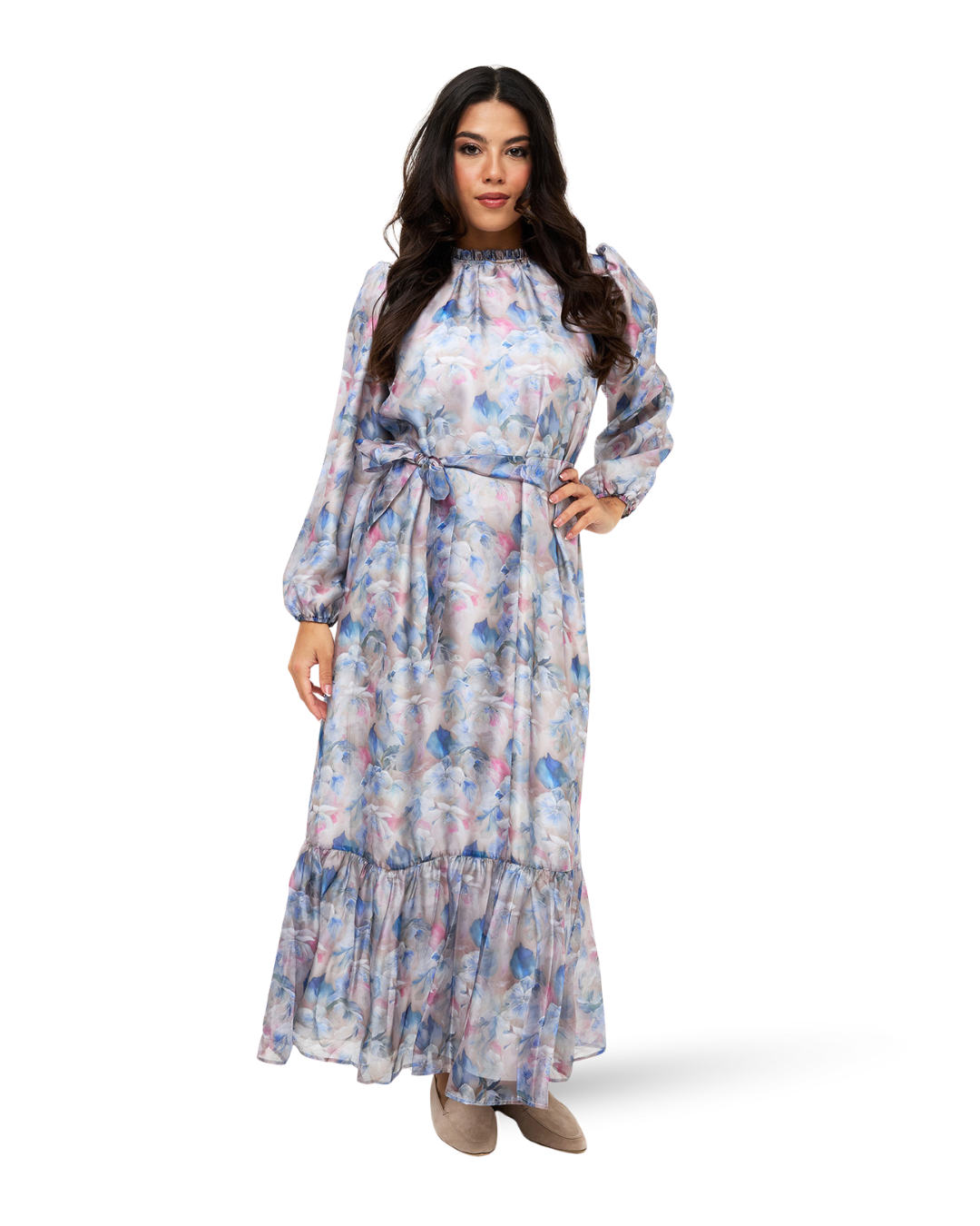 Silky Flower Dress - Wind flower