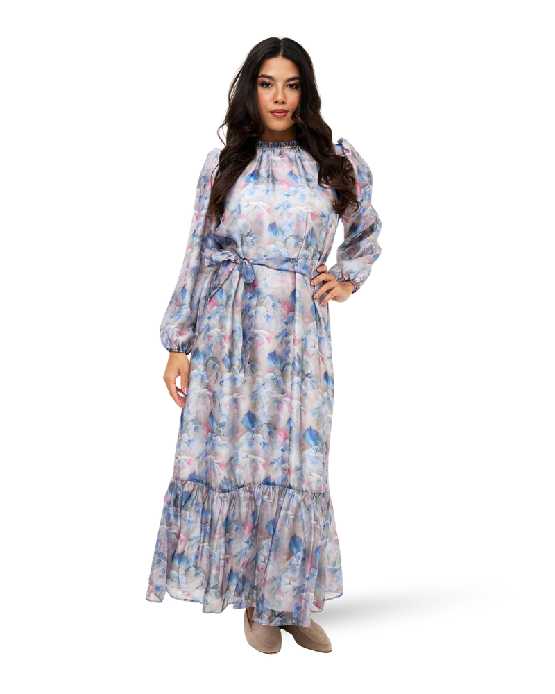 Silky Flower Dress - Wind flower