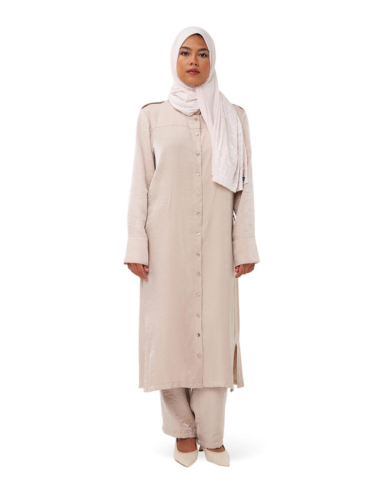 Soleya Rechtvallende Broek - Blush Pearl