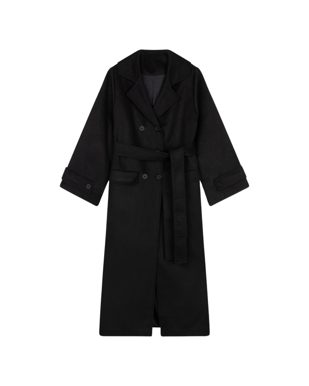 Structured Statement Coat - Black