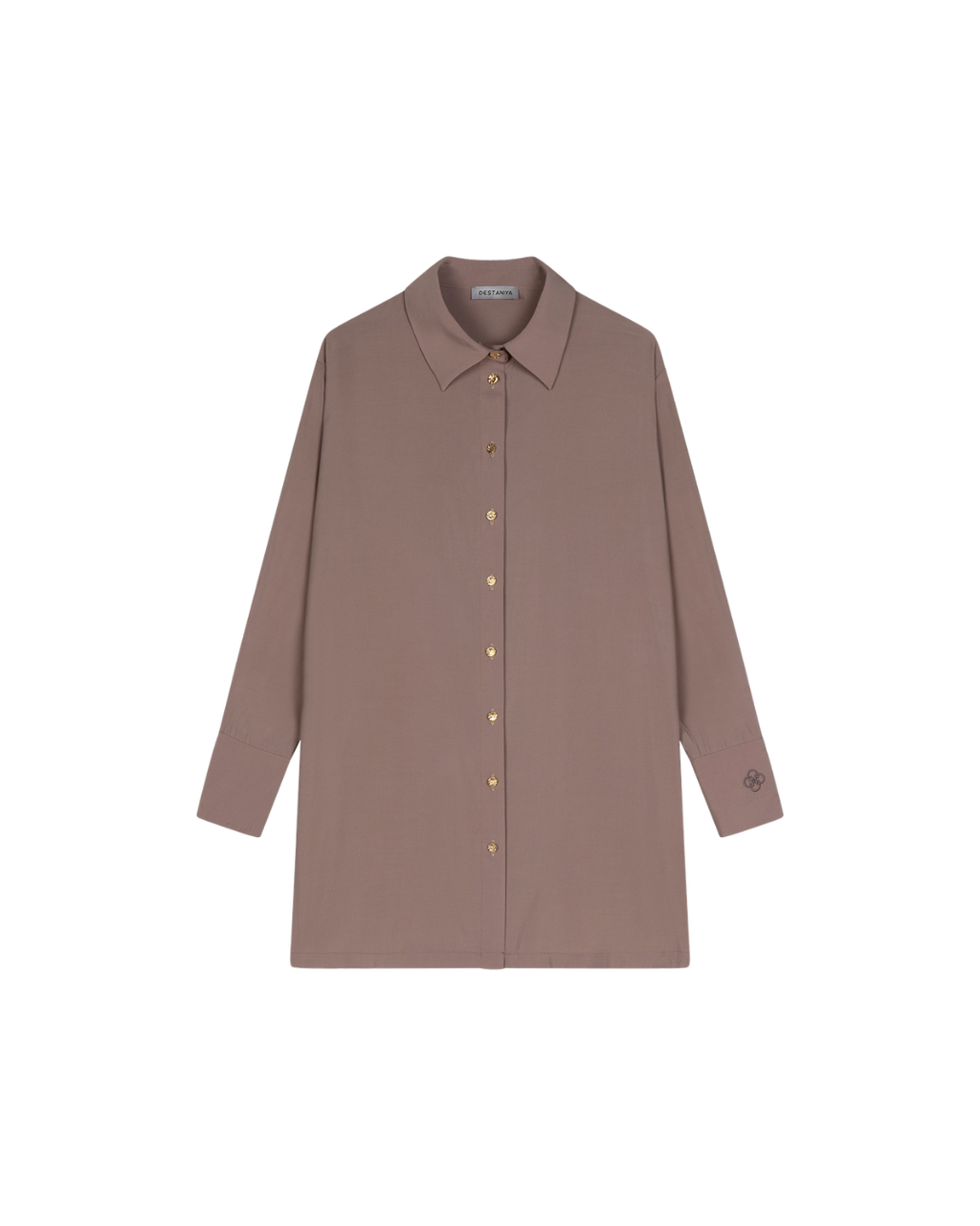 Velin Button-Down Blouse - Mauve