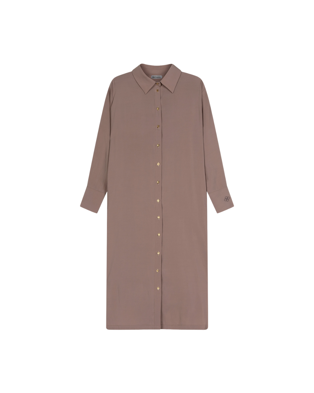 Velin Button-Down Tunic - Mauve