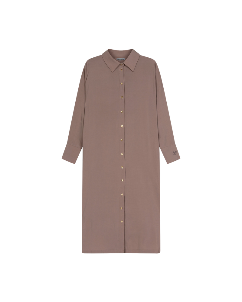 Velin Button-Down Tunic - Mauve
