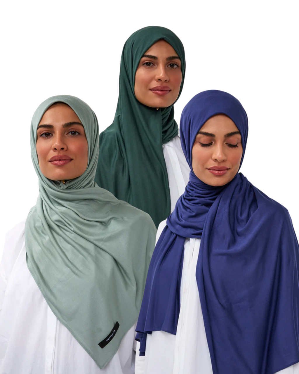 Cool-Toned Signature Modal Long-Scarf Set