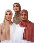 Summer-Toned Signature Modal Long-Scarf Set