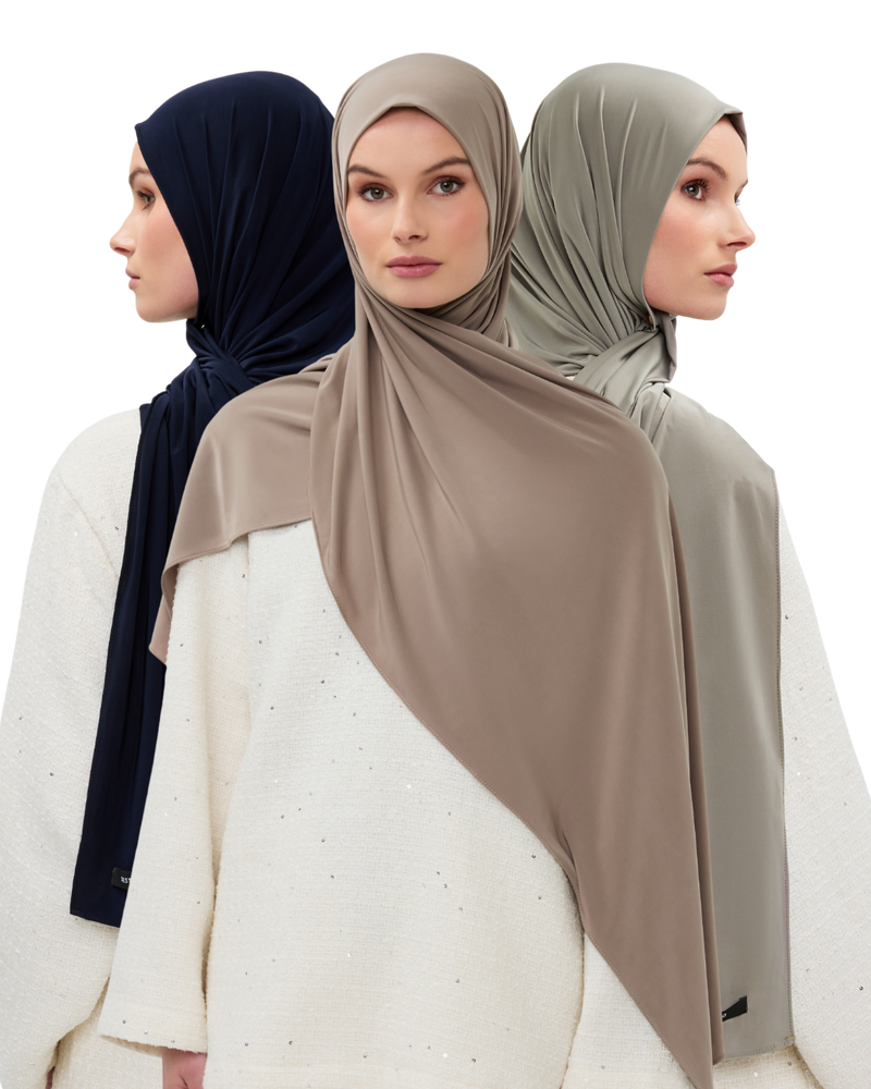 Harbor Premium Modal Long-Scarf Set