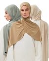 Sunlit Premium Modal Long-Scarf Set