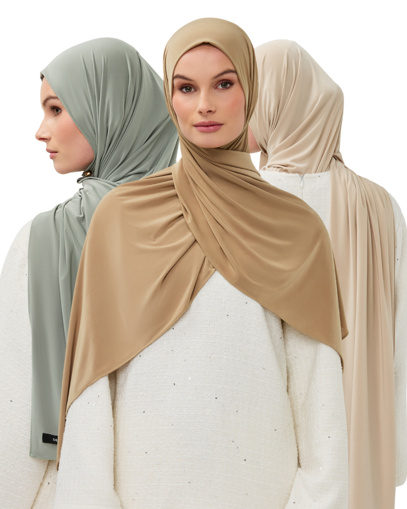 Sunlit Premium Modal Long-Scarf Set