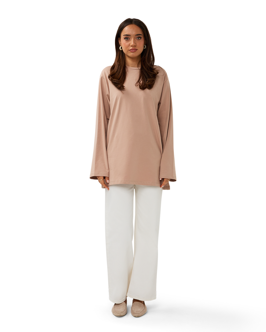 Long-Sleeved Tee Dusty Rose