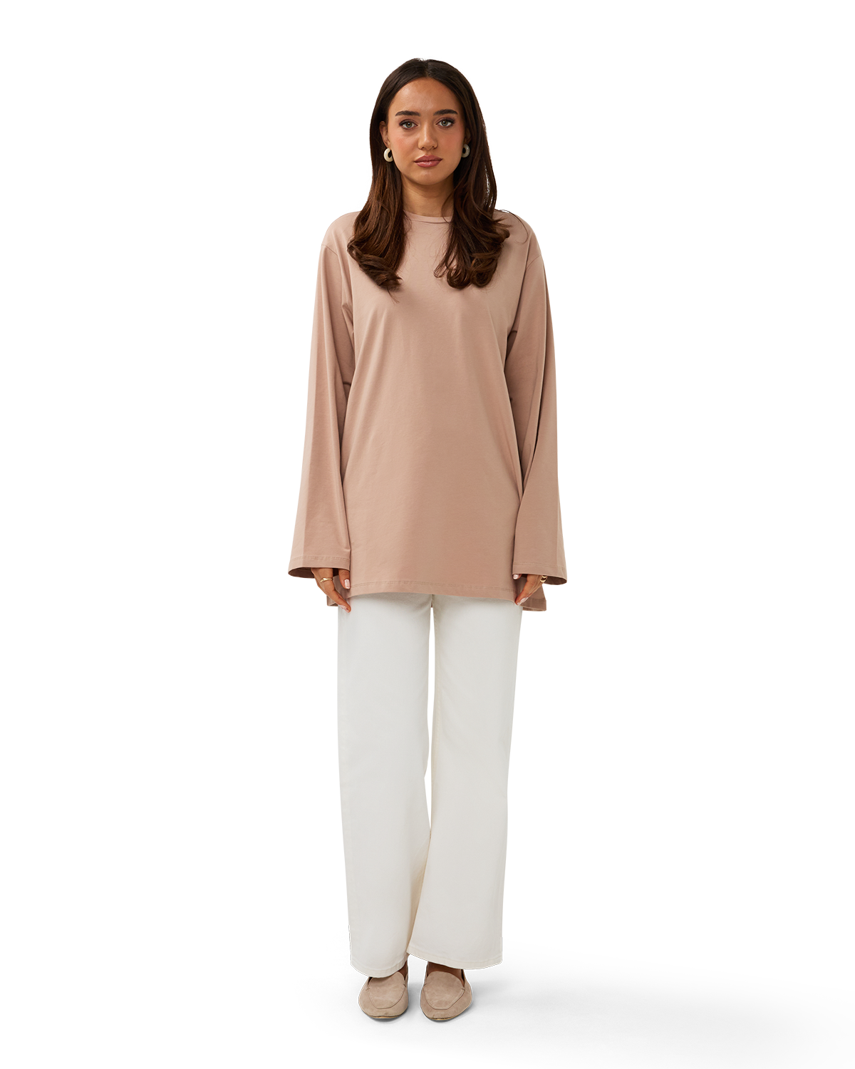 Long-Sleeved Tee Dusty Rose