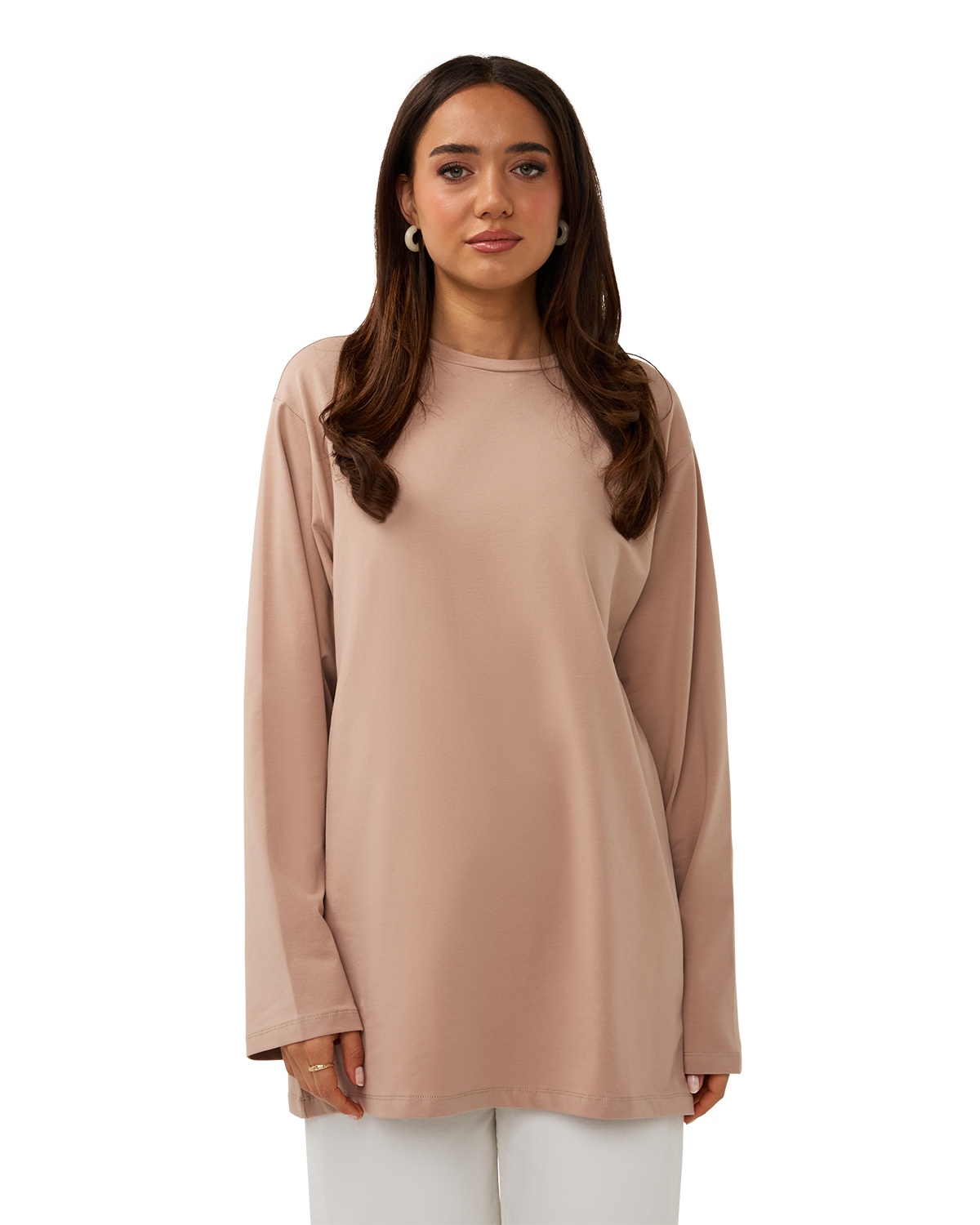 Long-Sleeved Tee Dusty Rose