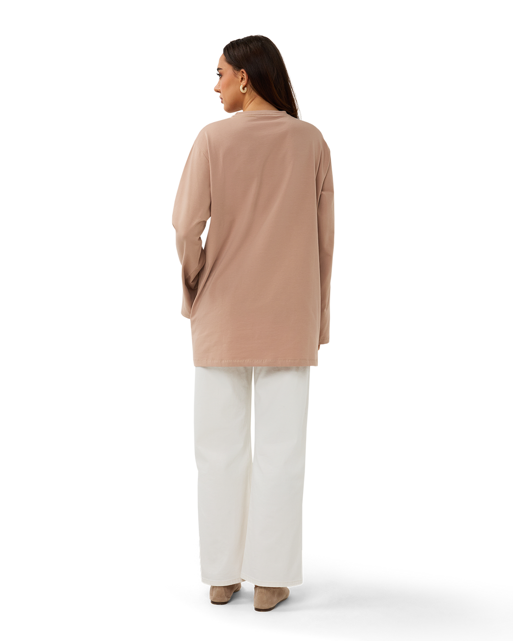 Long-Sleeved Tee Dusty Rose