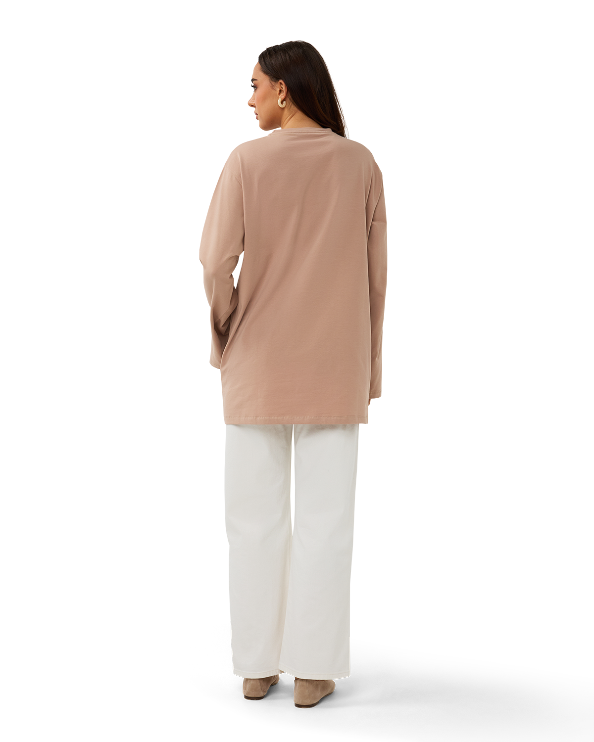 Long-Sleeved Tee Dusty Rose