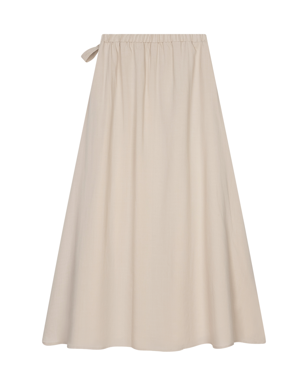 Pleated A-Line Skirt Bone