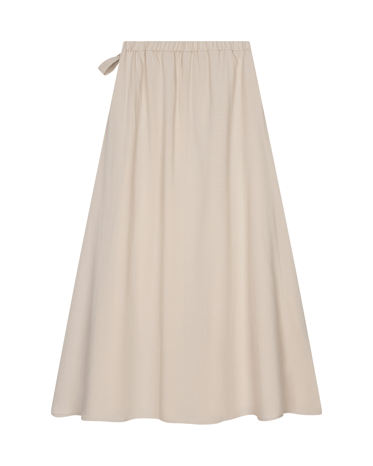 Pleated A-Line Skirt Bone