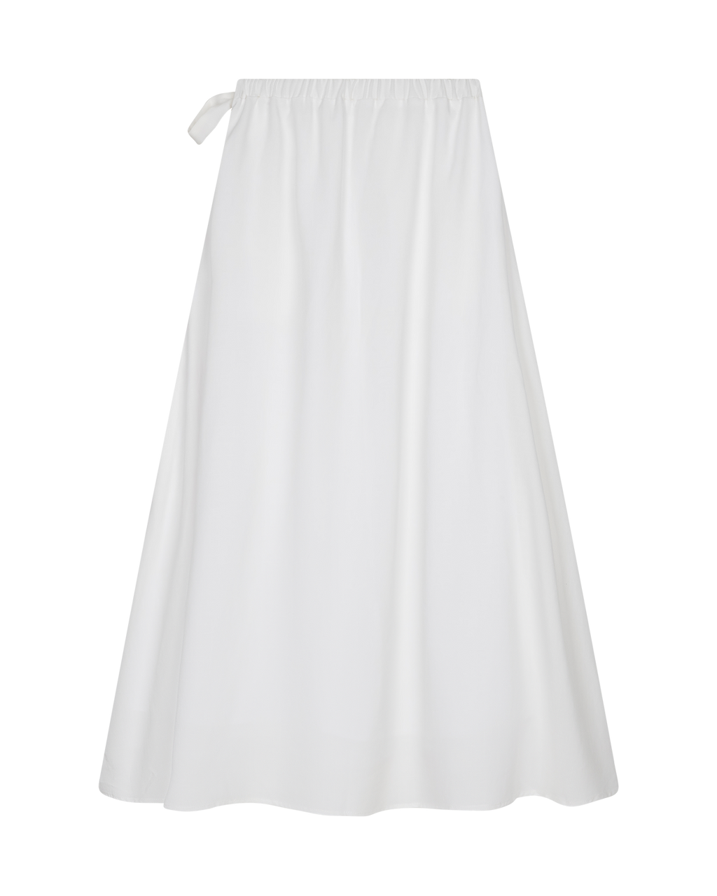 Pleated A-Line Skirt Chalk