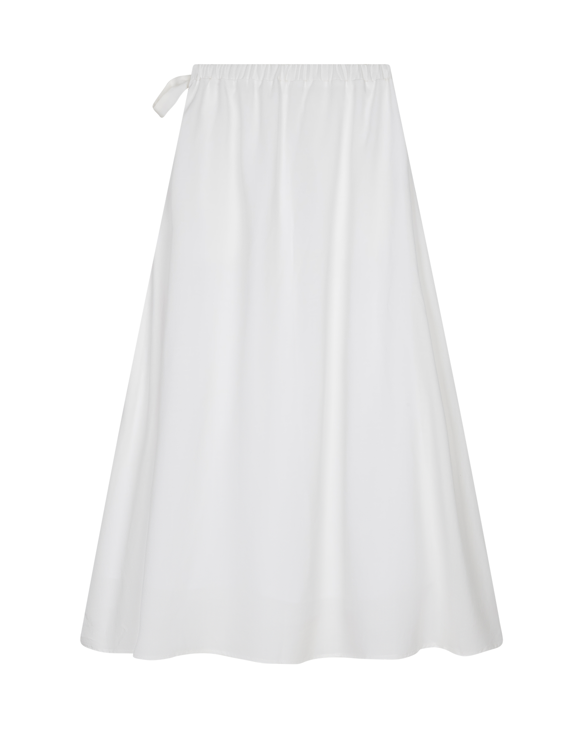 Pleated A-Line Skirt Chalk
