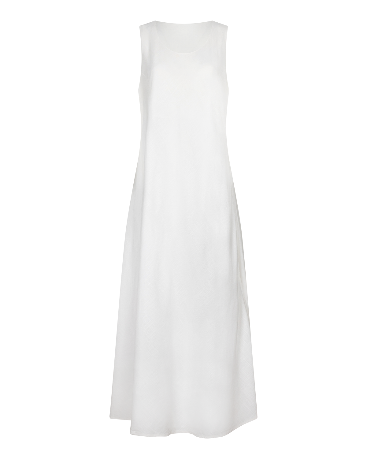 Sleeveless Column Dress Chalk