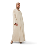 Sleeveless Column Dress Bone