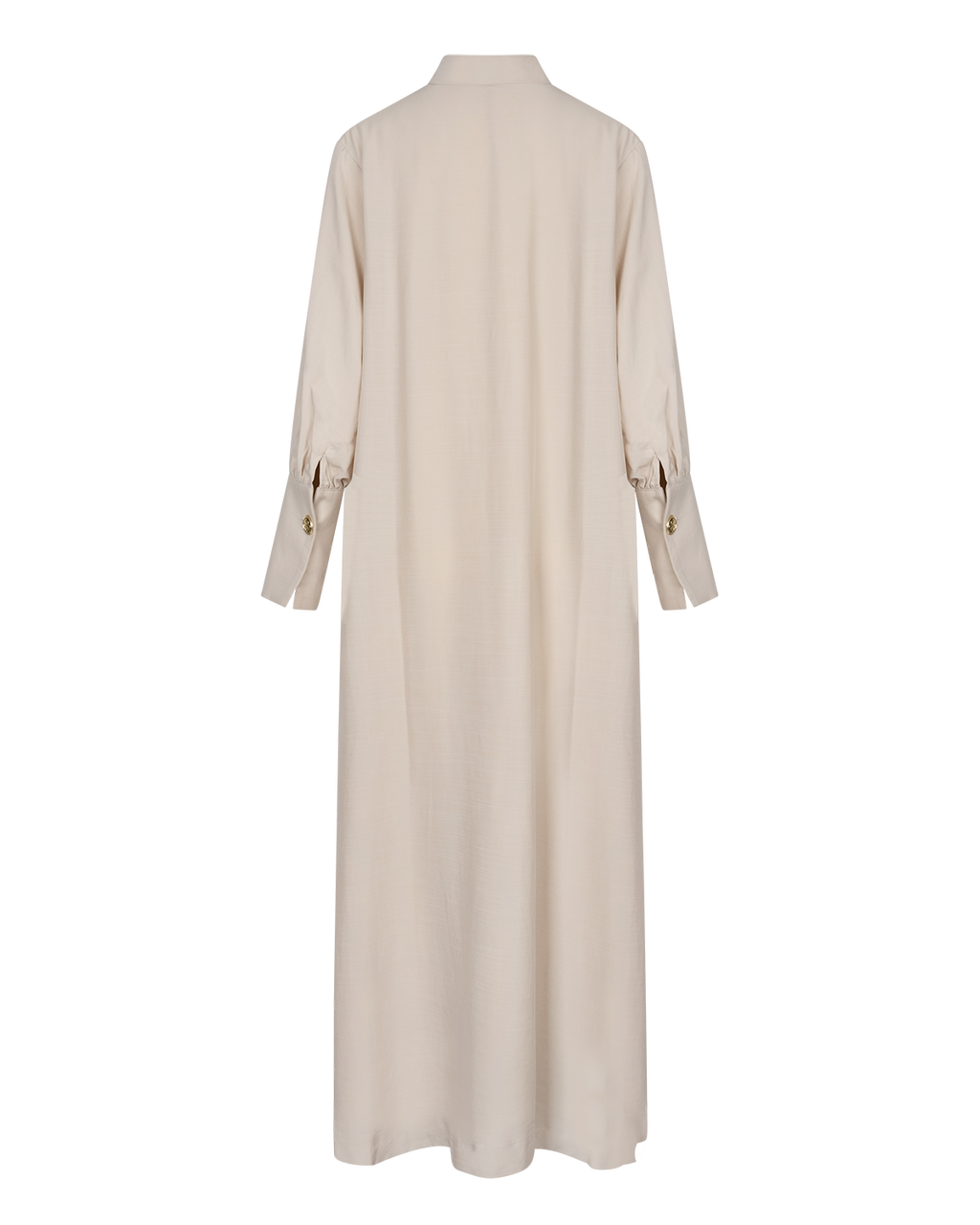 V-Neck Column Dress Bone