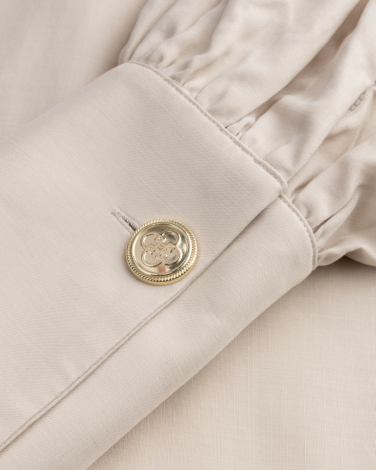 V-Neck Column Dress Bone