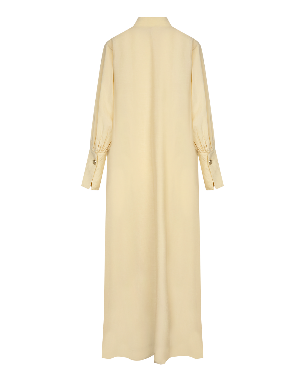 V-Neck Column Dress Butter Yellow