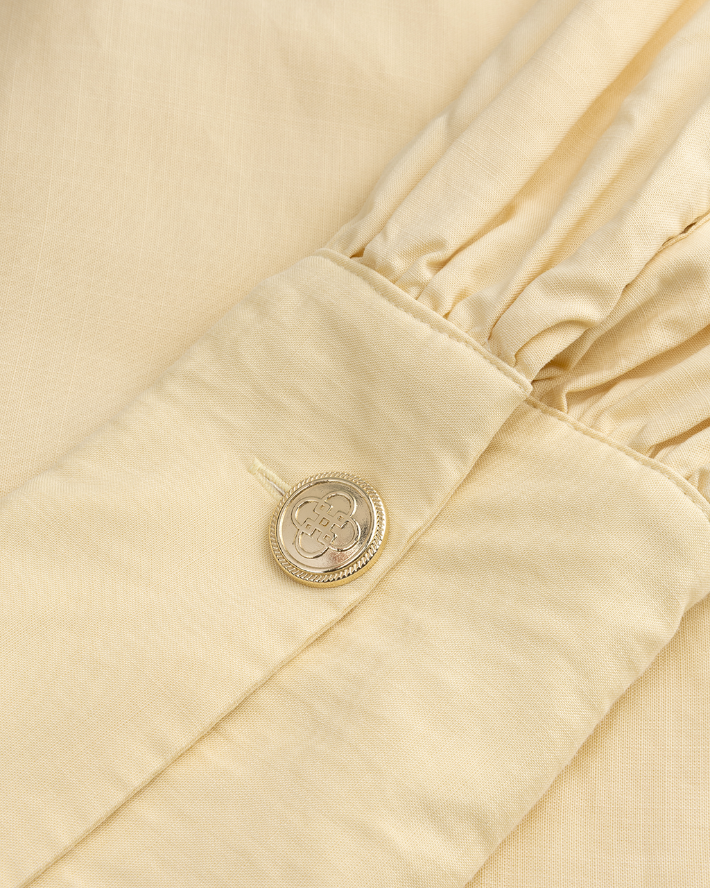 V-Neck Column Dress Butter Yellow