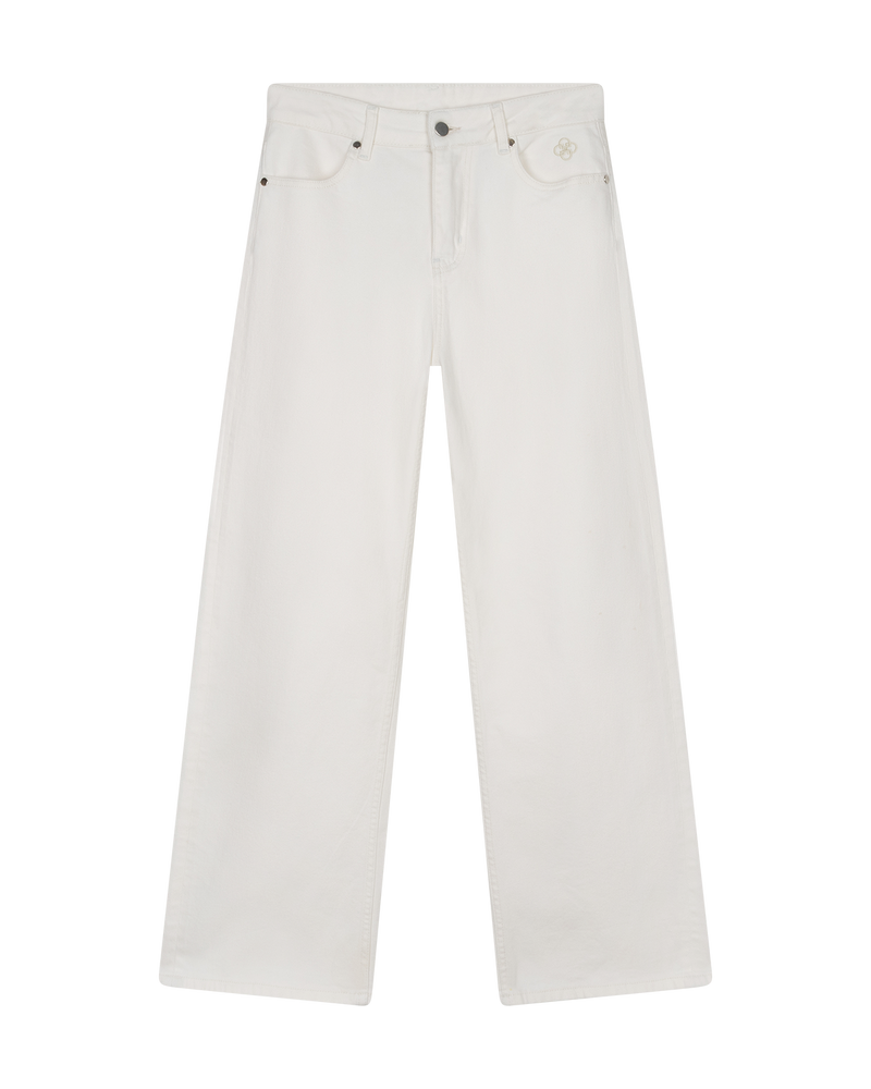 Wide-Leg Jean Chalk