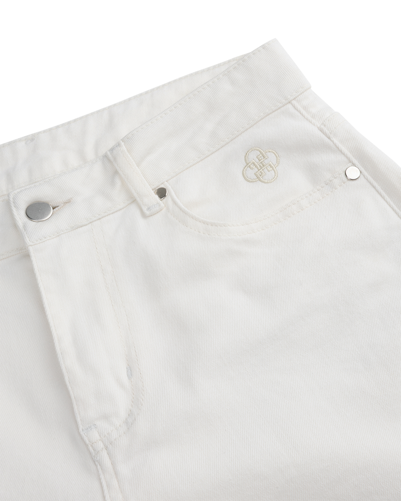 Wide-Leg Jean Chalk