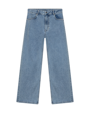 Wide-Leg Jean Faded Indigo