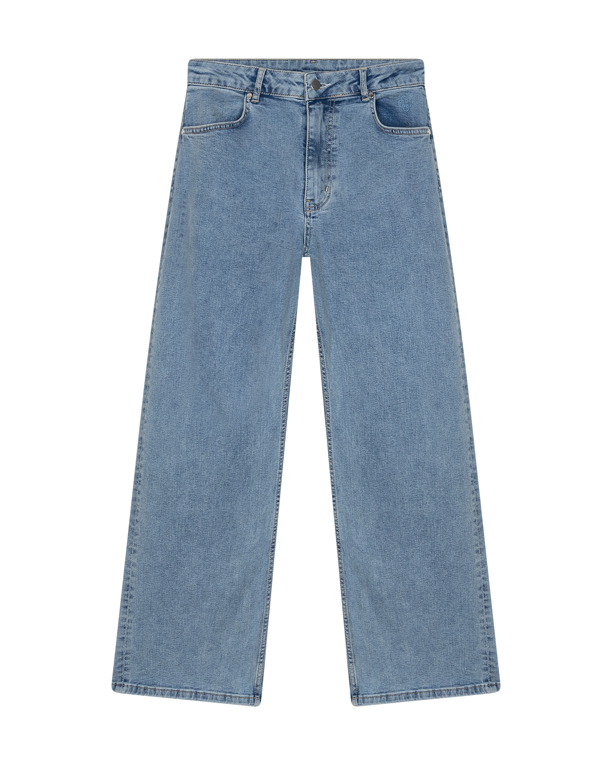 Wide-Leg Jean Faded Indigo