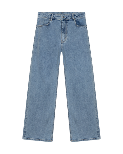 Wide-Leg Jean Faded Indigo
