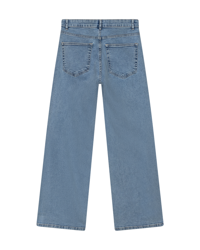 Wide-Leg Jean Faded Indigo