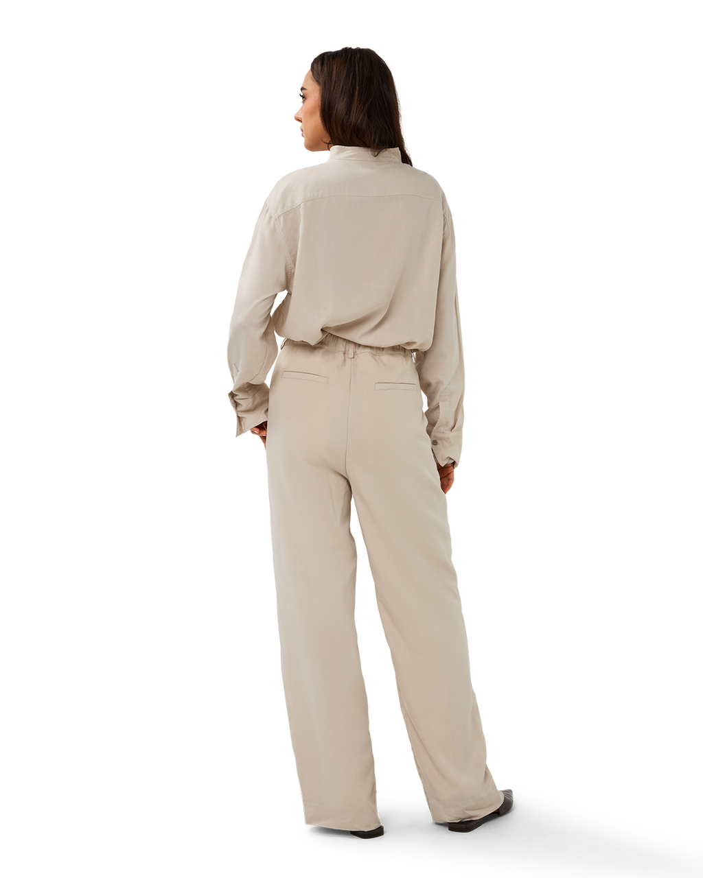 Wide-Leg Trouser Bone