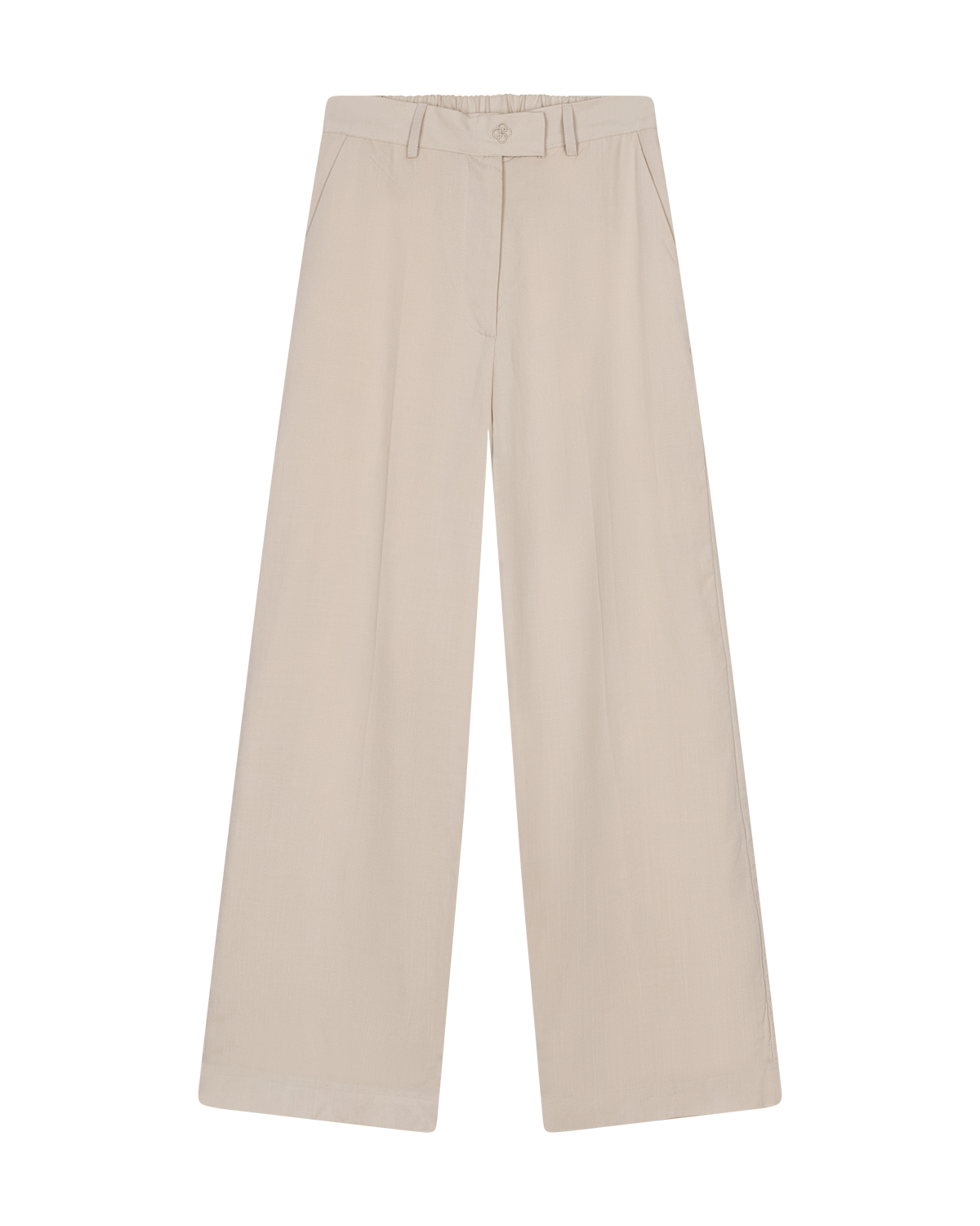 Wide-Leg Trouser Bone