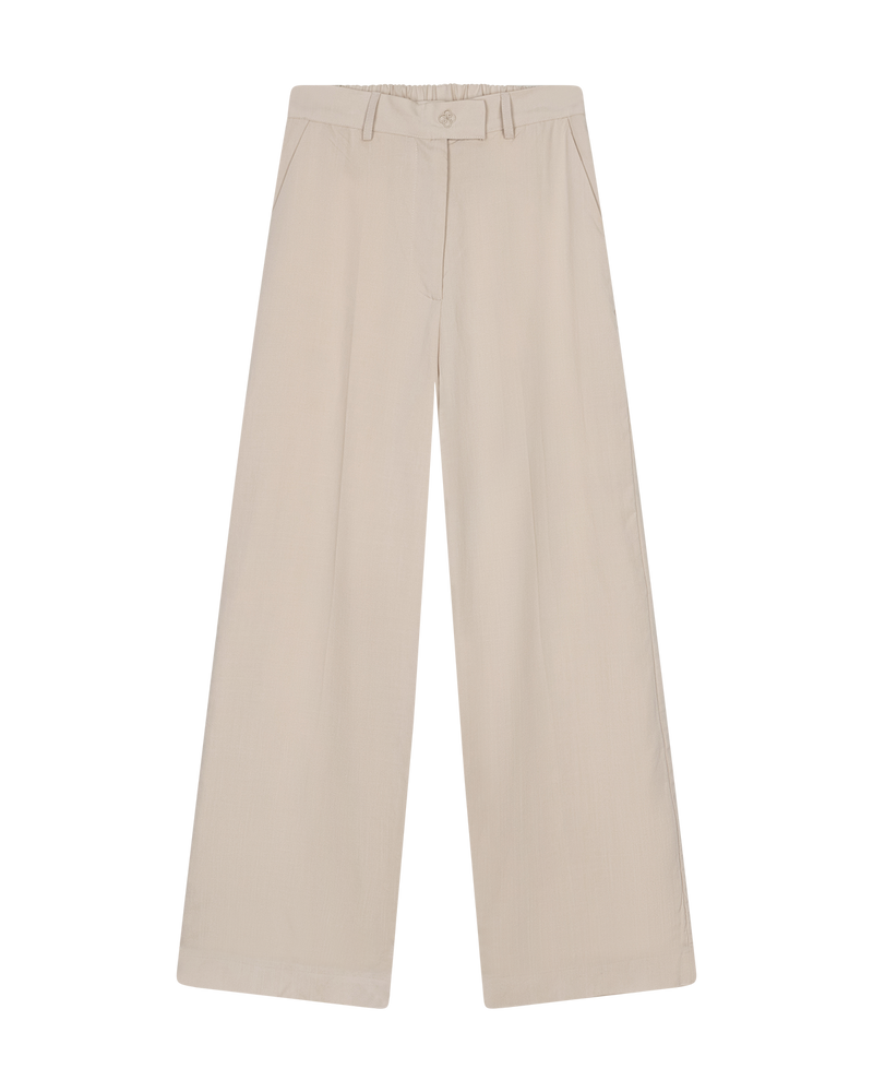 Wide-Leg Trouser Bone